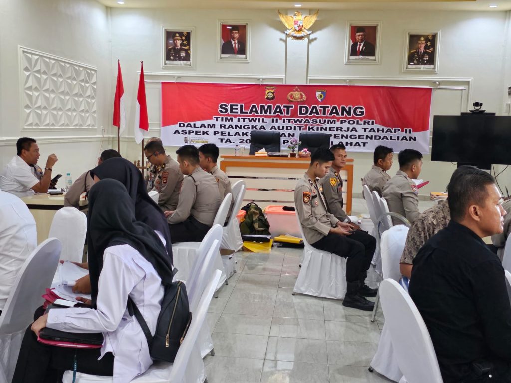 Tim Auditor Itwasum Polri Lakukan Audit Kinerja Polres Muratara dan Polres Lubuklinggau