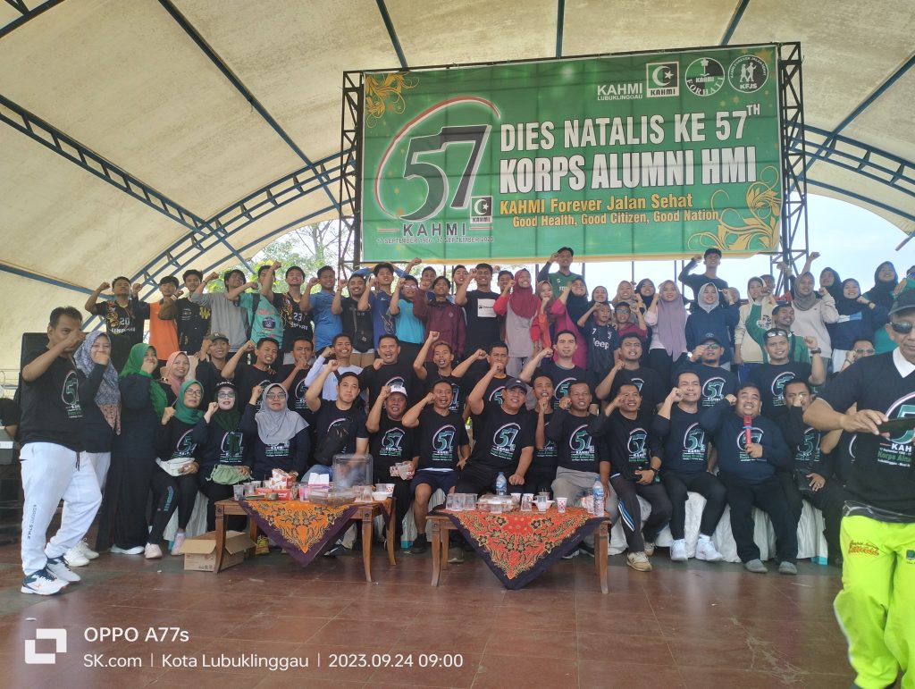 MD KAHMI Kota Lubuk Linggau Menggelar Jalan Santai Dalam Rangka Hari Jadi HUT KAHMI Dan FORHATI  Ke 57 Tahun.