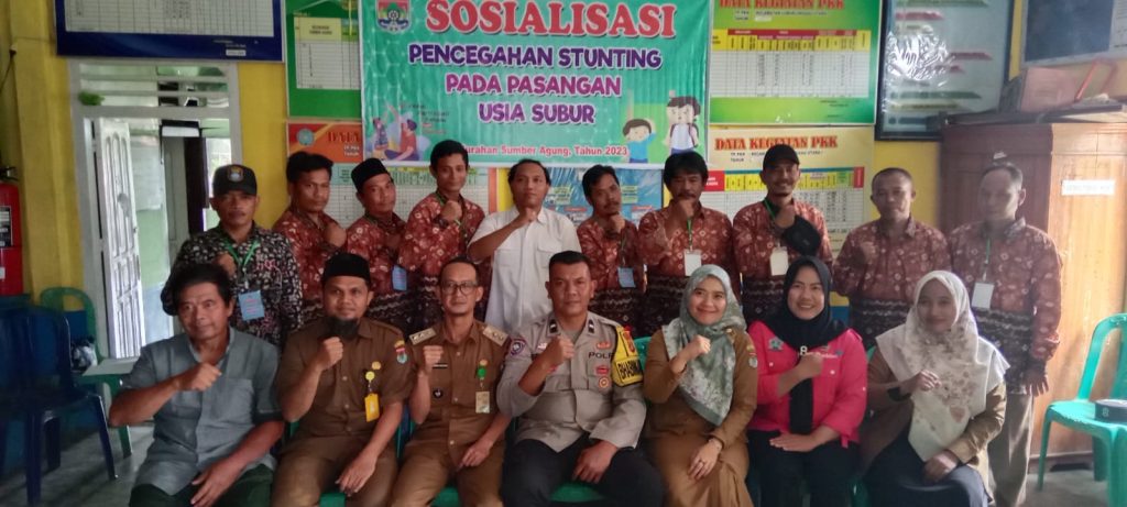 Kelurahan Sumber Agung Sukses Adakan Sosialisasi Pencegahan Stunting