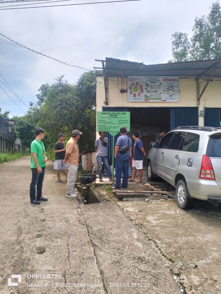 Jelang Lebaran Idul Fitri Polres Lubuklinggau Linggau Lakukan Sidak Di Beberapa Agen dan Pangkalan Penyalur Tabung Gas LPG 3 Kilogram