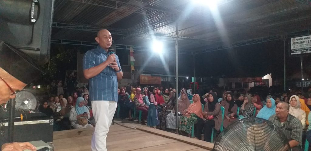 Yoppy Karim Silaturahmi Dengan Warga Sumber Agung