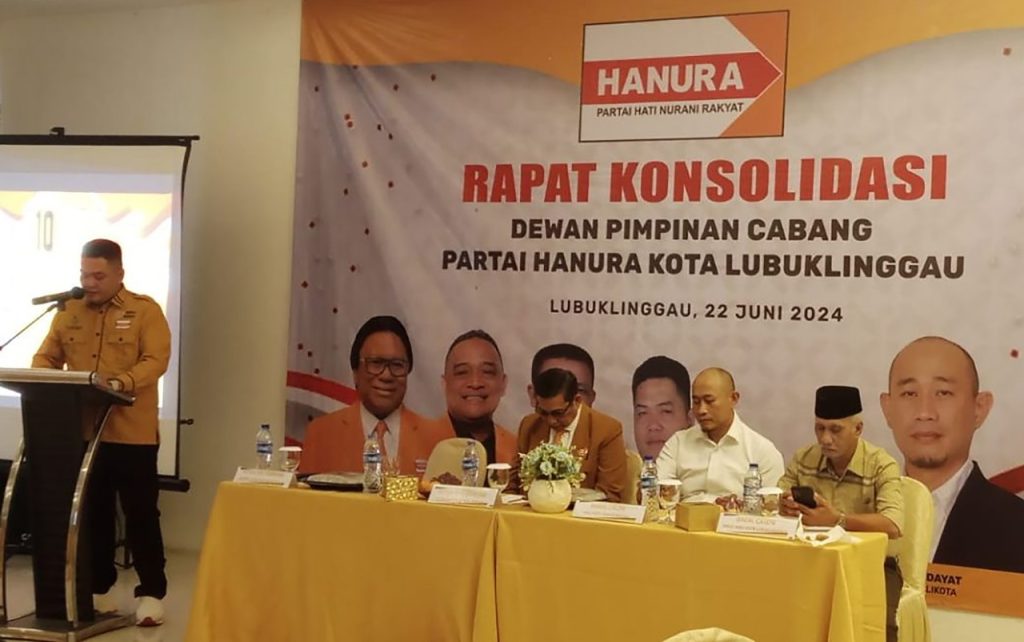 Partai Hanura Usung Rachmat Hidayat-Rustam Effendi Di Pilkada Kota Lubuk Linggau