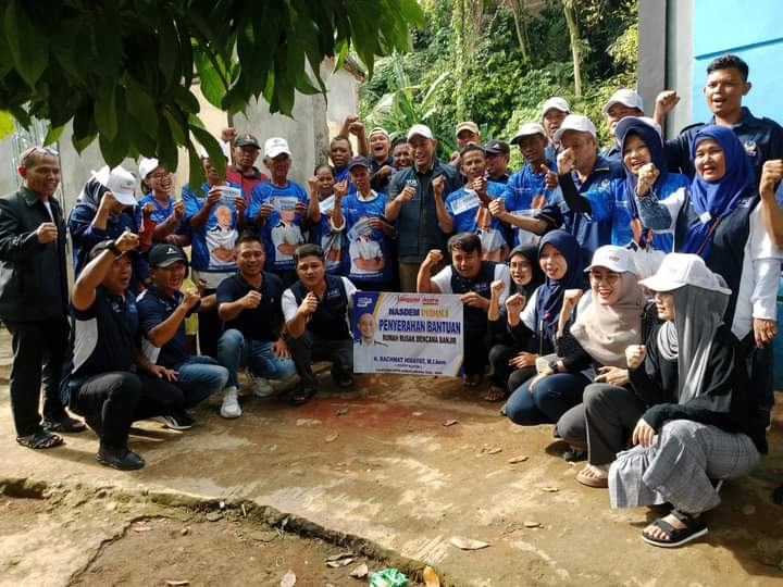 Calon Walikota Lubuk Linggau Yoppy Karim Kembali Beri Bantuan Kepada Korban Banjir