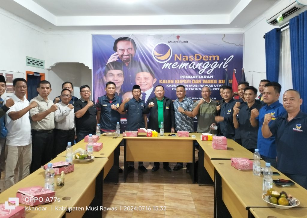 Partai Nasdem Kabupaten Muratara Gelar Rapat Konsolidasi Menjelang Pilkada