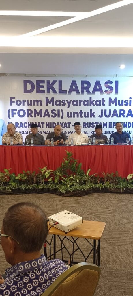 Disaksikan Sulaiman Kohar Warga Musi Nyatakan Dukungan Kepada Yoppy-Rustam