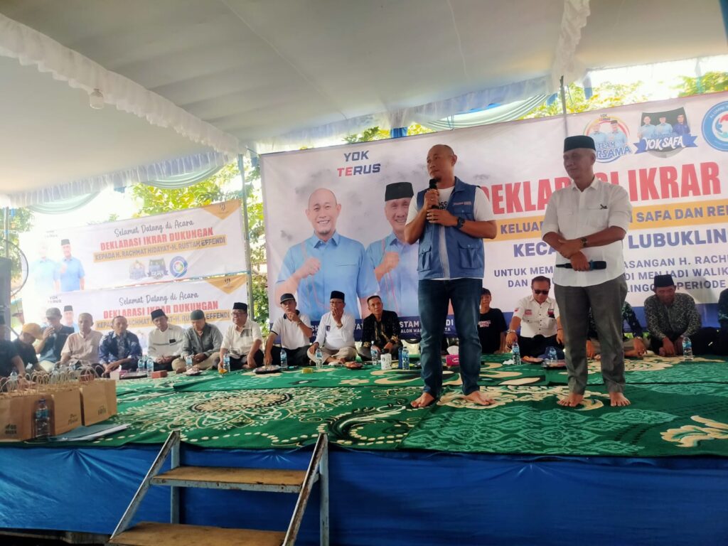 Ribuan Relawan Dan Simpatisan Lubuk Linggau Barat 2 Deklarasi Dukung YOK-HRE